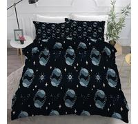 BSYYZQC Set Copripiumino Una Piazza e Mezza Illusione Ottica Copripiumini Bolle Copripiumino 100% Microfibra 200x200 + 2 Federa 50x80cm, Morbida, Traspirante 3 Pezzi con Cerniera, per Decorazione