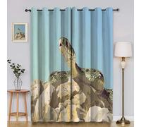 BSYYZQC Tende per Interni Biscia Tenda Camera da Letto 3D Calcolo Tende Oscuranti Termiche Isolanti Con Occhielli 2 Pezzi L 117 x A 137 cm Per Soggiorno Cucina Decorazione Casa