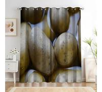 BSYYZQC Tende per Interni Patata Tenda Camera da Letto 3D Cibo Tende Oscuranti Termiche Isolanti Con Occhielli 2 Pezzi L 140 x A 260 cm Per Soggiorno Cucina Decorazione Casa