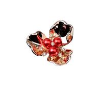 BSZCXBVMP Bottoni con perle e strass, Finti strass bottoni di perle fiore cuore multicolore 10 pezzi artigianato fai da te sposa bouquet borsa capelli(Color 19)