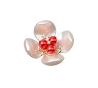 BSZCXBVMP Bottoni con perle e strass, Finti strass bottoni di perle fiore cuore multicolore 10 pezzi artigianato fai da te sposa bouquet borsa capelli(Color 20)