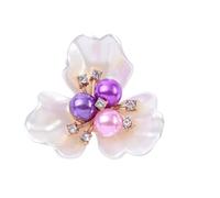 BSZCXBVMP Bottoni con perle e strass, Finti strass bottoni di perle fiore cuore multicolore 10 pezzi artigianato fai da te sposa bouquet borsa capelli(Color 22)