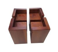 BSZCXBVMP Sollevatori per mobili in legno massiccio Confezione da 4 rialzi for mobili in legno for letti, divani, scrivanie di varie dimensioni(8 * 8 * 15cm)