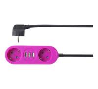 BT-2368895 Multipresa Rosa Schuko 1 pz.