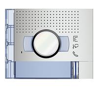 Bticino frontale A/V standard 1 pulsante su colonna singola finitura Allmetal 351211