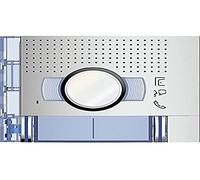 Bticino frontale A/V standard 2 pulsanti su colonna doppia finitura Allmetal 351221