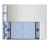 Frontale 4 pulsanti doppia fila allmetal - BTI 352141