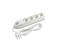 BT-3684DB MULTIPRESA 4 SCHUKO/BIPAS+INTER. BIANCO
