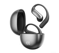 BT 5.4 Traduttore in tempo reale, traduzione vocale intelligente bidirezionale con design ergonomico con gancio per l'orecchio, per comunicazioni di viaggio d'affari (nero)