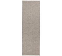 BT Carpet Nature Fineloop - Tappeto da cucina per interni ed esterni, antiscivolo, a pelo corto, effetto lana, per corridoio, giardino, terrazza, bagno, grigio, multicolore, 80 x 150 cm