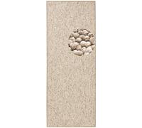 BT Carpet Wolly Runner - Tappeto da Soggiorno a Pelo Corto, Effetto Lana, Look skandi, Sala da Pranzo, Soggiorno, Camera da Letto, 80 x 300 cm, Colore: Crema