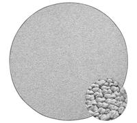 BT Carpet Wolly - Tappeto Rotondo ø133 in Polipropilene, Colore: Grigio, 133.0 x 133.0 x 0.12 cm