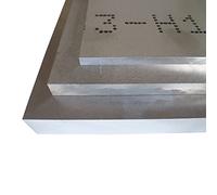 BT Metall Piastra in alluminio 8, 0 millimetri g4 Stark Alm, 5mn F 28 in alluminio targa in bilaminato bianco Natura costruita su misura Gre 250 x 350 mm (25 x 35 cm)