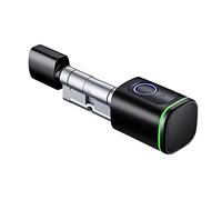 BT Serratura per impronte digitali Cilindro serratura intelligente Blocco elettronico Nucleo Keyless Entry Supporto per impronte digitali APP Scheda IC Chiave meccanica Sblocco remoto ad alta chiusura