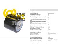 BT Toyota LHM230 Ciottoli Ruota Supporto Doppio 85 74 77 17 MM Camion Manuale