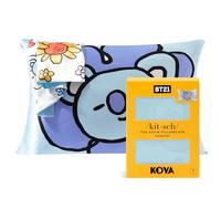 BT21 federe Kitsch in raso con chiusura a cerniera, più morbide delle federe in seta di gelso di dimensioni standard, confezione da 1, federe per cuscino rinfrescanti, per capelli, salute della pelle