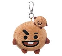 BT21 Official Merchandise by Aurora World, SHOOKY Plush Key Clip, 61337, Brown