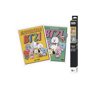 BT21 Set 2 Posters Chibi BT21 Vintage Universtar 52 x 38 cm Gbeye