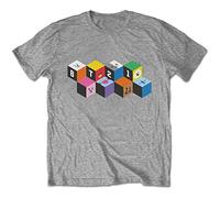 Bt21 - T-Shirt # Xl Unisex Grey # Blocks