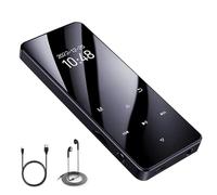 BT5.0 Digitale HiFi Lettore MP3 con 1.8 "Touch Panel Lossless Musica Supporto 128GB Micro SD Registrazione Sveglia Radio FM