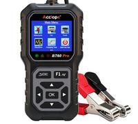 BT60 Pro Tester Digitale per Batterie Auto, 100-3000 CCA, Analizzatore Sistema di Avviamento e Carica, Compatibile 6V 12V 24V, per Batterie AGM Litio Gel, con Stampa Cloud