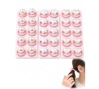 BTACGWP 30pcs Elastici Capelli Bambina, Cerchietti con Cuore Stella Perla, Accessori Morbidi e Resistenti per Codini Neonata