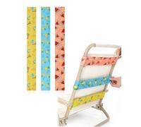 BTACGWP Clip per Asciugamani da Spiaggia, 3 Pezzi 5 x 30 cm, Fascia per Asciugamano Antivento in Gomma Spessa, Blocco Solido contro la Brezza Marina, Zucca Ananas Cocco