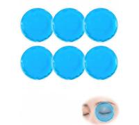 BTACGWP Mascherine Gel Occhi 6 Pz, Cuscinetti Termici Riutilizzabili con Forma Anatomica, Raffreddamento Rapido per Ridurre Gonfiore, Affaticamento e Sollievo Da Mal di Testa