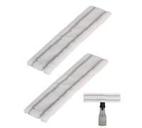 BTACGWP Panni in Microfibra per Vetri, Set da 2 Pz Bianchi, Fibre Dense ad Alta Assorbenza, Ideali per Rimuovere Aloni e Macchie su Finestre e Specchi in Modo Sicuro
