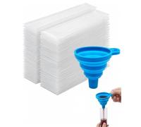 BTACGWP Sacchetti per Ghiaccioli 150 Pezzi Usa e Getta con Imbuto, Anti-Trabocco Senza BPA, Plastica Alimentare per DIY Gelato e Yogurt Sano