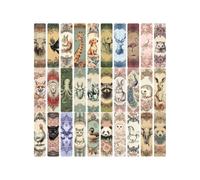 BTACGWP Segnalibri 30 Pezzi, Animali Vintage su Cartone Rigido, Ideali Come Regali Fine Anno Scolastico e Festa Compleanno