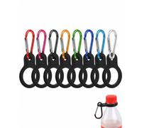 BTACGWP Set da 8 Porta Bottiglie con Moschettone, Silicone, per Outdoor, Escursionismo, Campeggio