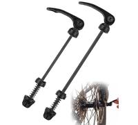 BTACGWP Sgancio Rapido Bici 2 Pezzi | Set Completo Ruota Anteriore e Posteriore con Leva Ricciolata per Fissaggio Sicuro e Installazione Senza Utensili, Stabilità e Affidabilità su Ogni Percorso