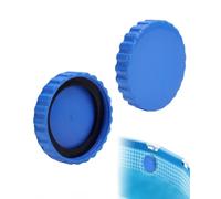 BTACGWP Tappi Chiusura Inverno Piscina (2 Pezzi, Blu) - Tappo Filtro Stagno Compatibile con Intex e Bestway con Guarnizione Sicura. Evita Perdite e Danni da Gelo nel Corretto Svernamento