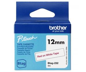 BTAG-232 4977766835817 Brother Btag-232 Nastro Rosso su bianco