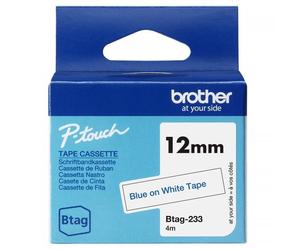 BTAG-233 4977766835855 Brother Btag-233 Nastro Blu su bianco
