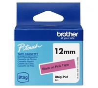 BTAG-P31 4977766836005 Brother Btag-P31 Nastro Nero su rosa