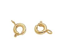 BTAKANPP Collana con chiusura a cordoncino, gioielli fai da te, gioielli fatti a mano, braccialetto, collana, catena terminale stringhe per, Oro, taglia unica