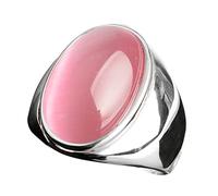 BTAKANPP Om Anelli per le donne Cat Eye Stone Ring Titanium Steel Ring Rings Anime, z1tqmF2Kp, L, 12