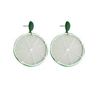 BTAKANPP Orecchini a perno extra lunghi con personalità esagerata orecchini alla moda 1 paio di orecchini pendenti, taglia unica, resina, senza pietre preziose