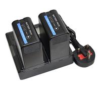 BTBAI 2 batterie BP-U60 + caricatore AC Dual LCD per BPU60 BP-U30 BP-U65 BP-U90 BP-U95 PMW-100 150 160 200 280 300 300K2 EX1 EX160 EX1R EX260 EX260 EX22 80 EX3. F3, F3K, X160, X280, 300K1, PXW-F5K,