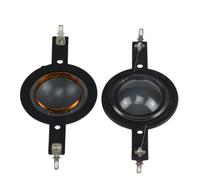 BTBDTBNN Bobina tweeter a cupola da 25,4 mm Pellicola di seta trasparente Tweeter a tromba Driver a membrana 25 Core Alti 6OHM 8OHM FAI DA TE(6PCS)