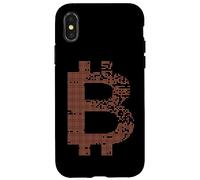 BTC Crypto Bitcoin Denaro Blockchain Portafoglio Regalo Custodia per iPhone X/XS