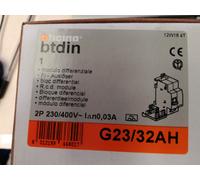 Bticino blocco differenziale hpi 2p fino 32a 30ma 0,03a g2332ah salvavita
