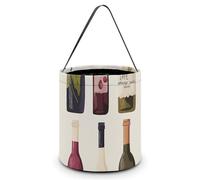 BTCOWZRV Borsa per caramelle di Halloween, per bottiglie di vino, cestino per caramelle, secchiello per caramelle, bomboniere per feste di Halloween, per bambini, stile, taglia unica, Stile:, Taglia