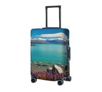 BTCOWZRV Copertura elastica lavabile per valigie Lake Tekapo South Island Coperture per bagagli 45-81 cm coperture per bagagli da viaggio portatili antipolvere antigraffio coperture per bagagli, Nero
