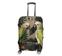 BTCOWZRV Copertura per bagagli Coppie Pappagalli Oliva Copertura per valigia Lavabile Protezione antigraffio Copertura per bagagli Copertura per bagagli Anti Sporco per Viaggio Adatto per bagagliaio