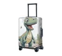 BTCOWZRV Copertura per bagagli elastica lavabile per valigie con dinosauro che cammina copre per bagagli 45-81 cm coperture per bagagli portatili da viaggio manica antipolvere antigraffio coperture