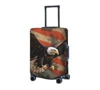 BTCOWZRV Copertura per bagagli elastica lavabile Protezione per valigie Un'aquila vola sopra le valigie Coperture per bagagli da 45-81 cm Coperture per bagagli portatili da viaggio Manica antipolvere