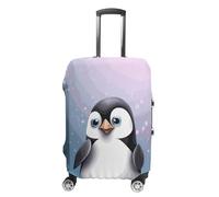 BTCOWZRV Copertura per bagagli I Love Penguins, copertura per valigia, lavabile, antigraffio, anti sporco, per bagagli da viaggio, adatta per bagagliaio da 45-81 cm, Stile:, XL
